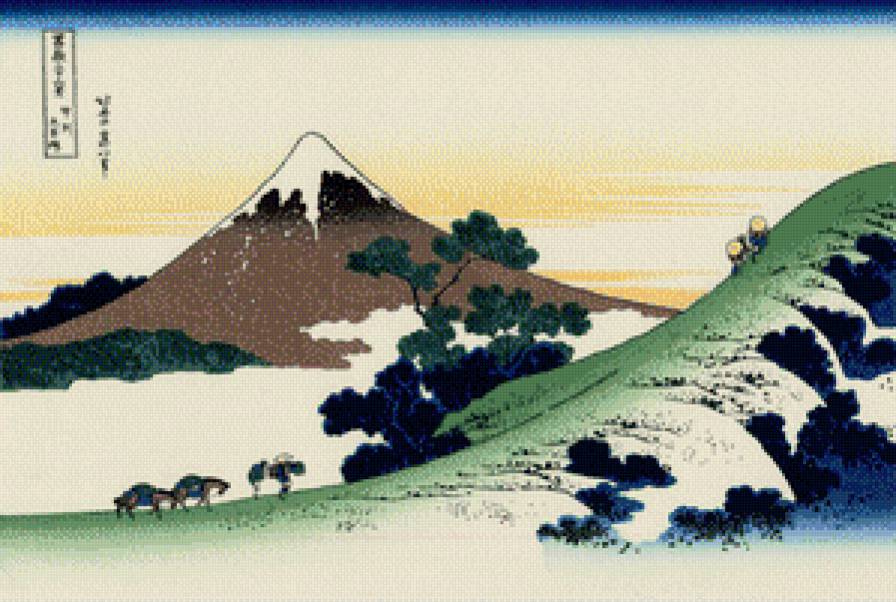 Священная гора Фудзияма - восток, азия, пейзаж - предпросмотр