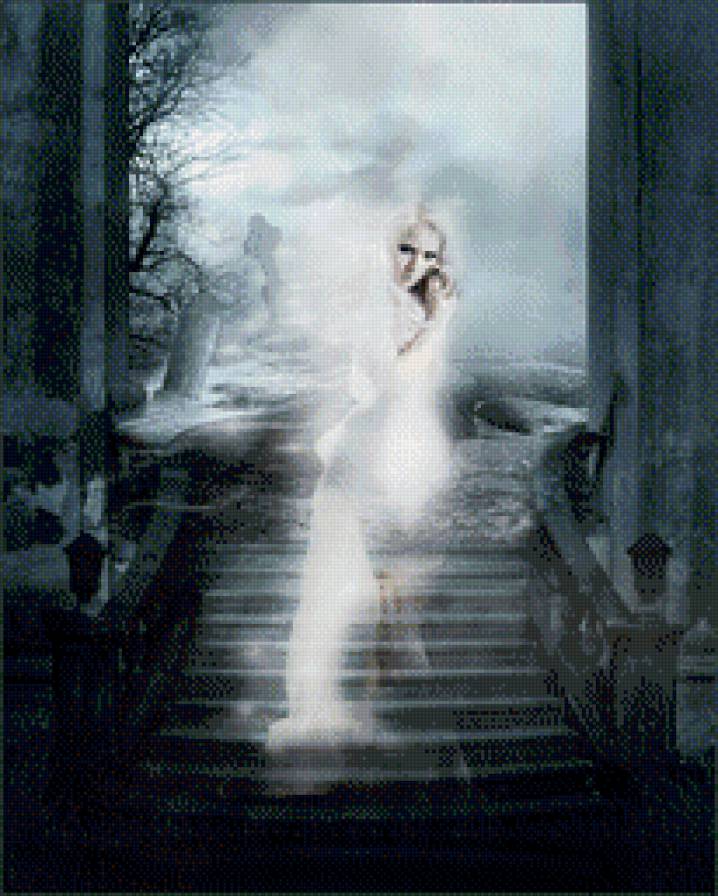 призрак - призрак, девушка - предпросмотр