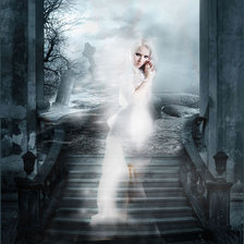 Схема вышивки «призрак»