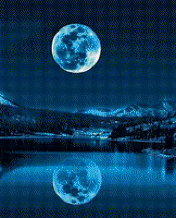 Голубая луна - предпросмотр