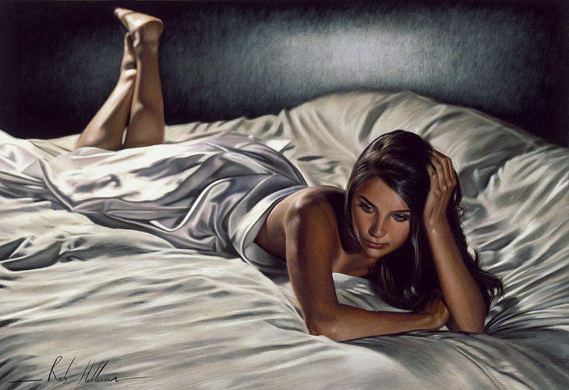 №481950 - девушка, картина - оригинал