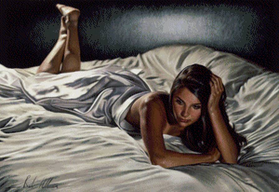 №481950 - девушка, картина - предпросмотр