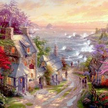 Схема вышивки «selo krai fara»