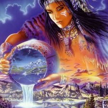 Схема вышивки «природа, красота»