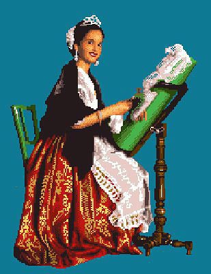 вышивальщица - оригинал