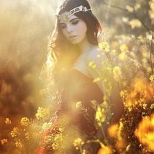 Схема вышивки «красота»