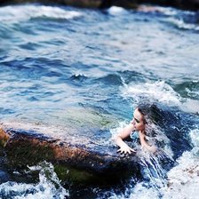 Схема вышивки «в море»