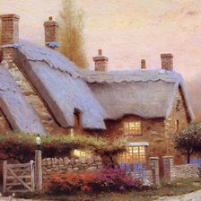 Схема вышивки «сказочный домик 2»