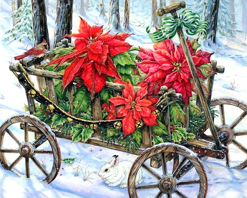 №483097 - снег, рождество, зима - оригинал