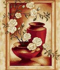 Оригинал схемы вышивки «натюрморт с вазами» (№483361)
