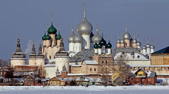 ростовский кремль - зима, кремль, ростов - оригинал