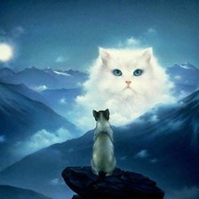 Схема вышивки «мечтатель»