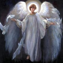 Схема вышивки «ангел, любовь»