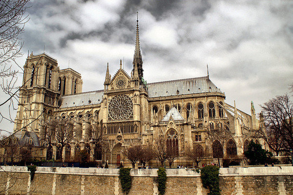 Собор Парижской богоматери - париж, готика, собор - оригинал
