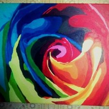 Схема вышивки «роза»