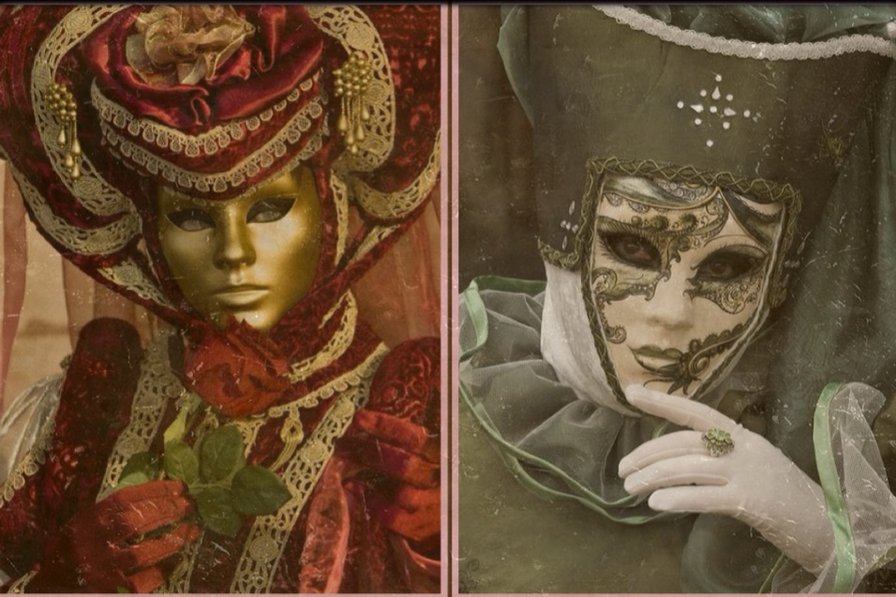 Венский маскарад - маска, маскарад - оригинал