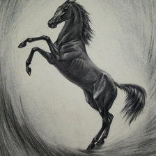 Схема вышивки «лошадка»