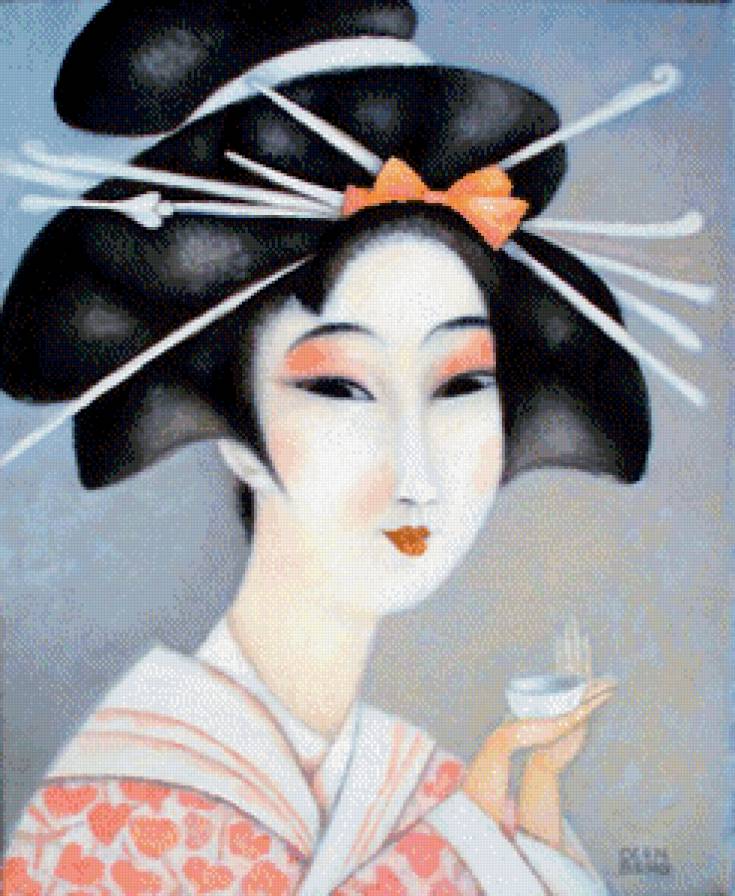 Японская девушка - девушка - предпросмотр