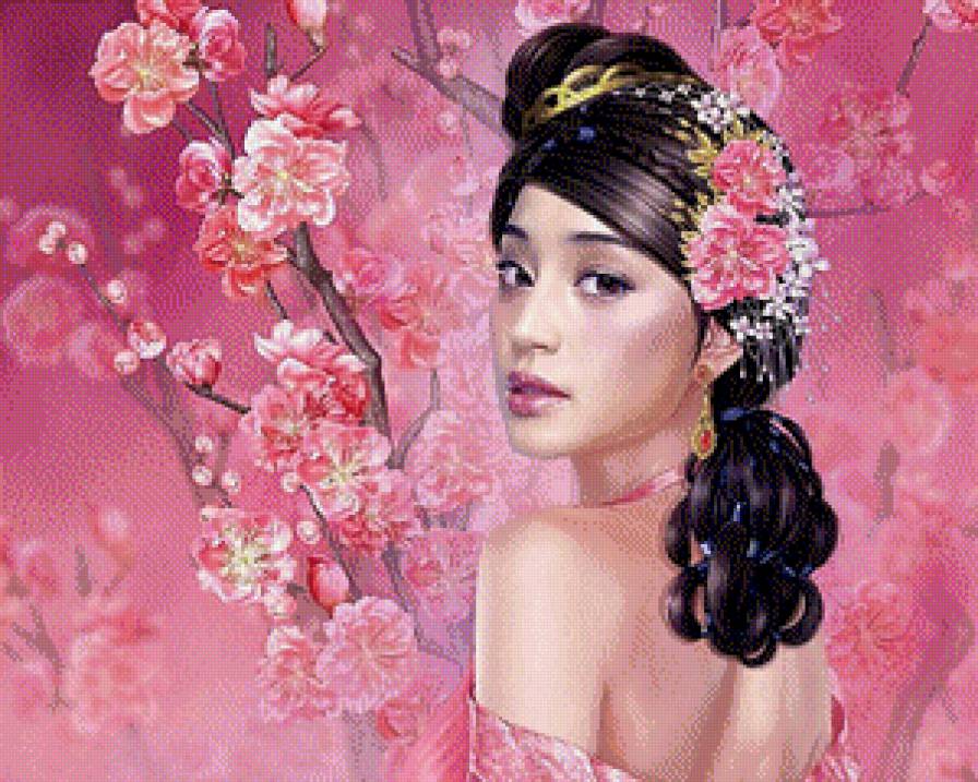 девушка - картина, красота женщины, девушка, женщина,  - предпросмотр