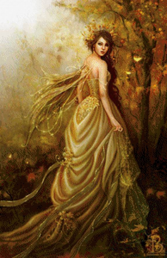 Видение - фэнтази, красота, девушка - предпросмотр