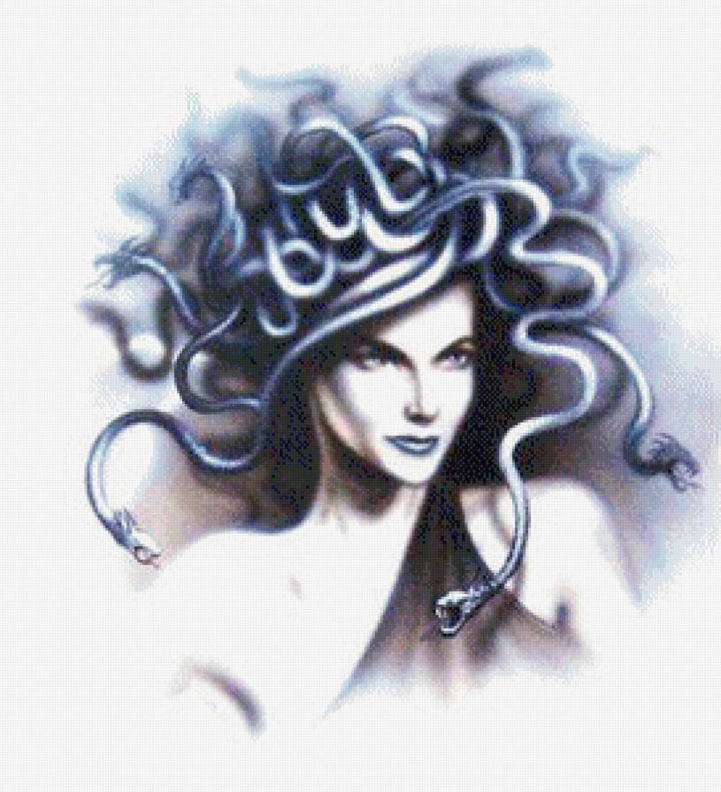 Медуза Горгона - миф, женщина, фэнтази - предпросмотр