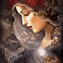 Схема вышивки «Разлука»