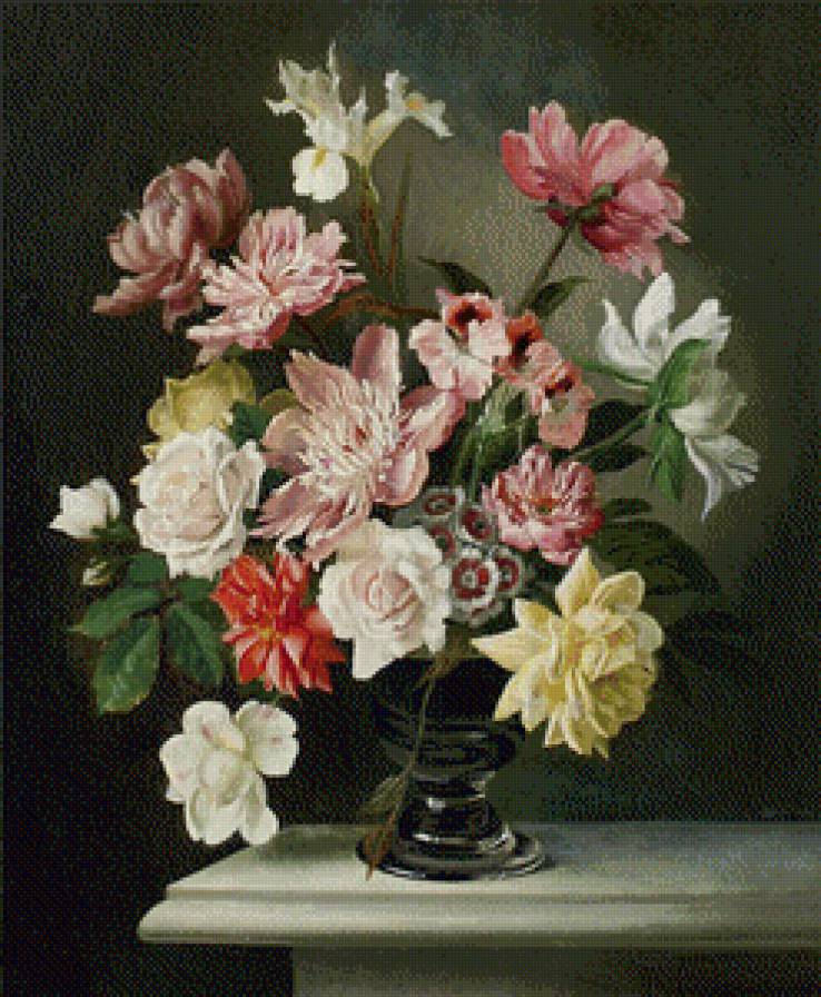 №485495 - цветы, картина, натюрморт - предпросмотр