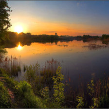 Схема вышивки «Закат»