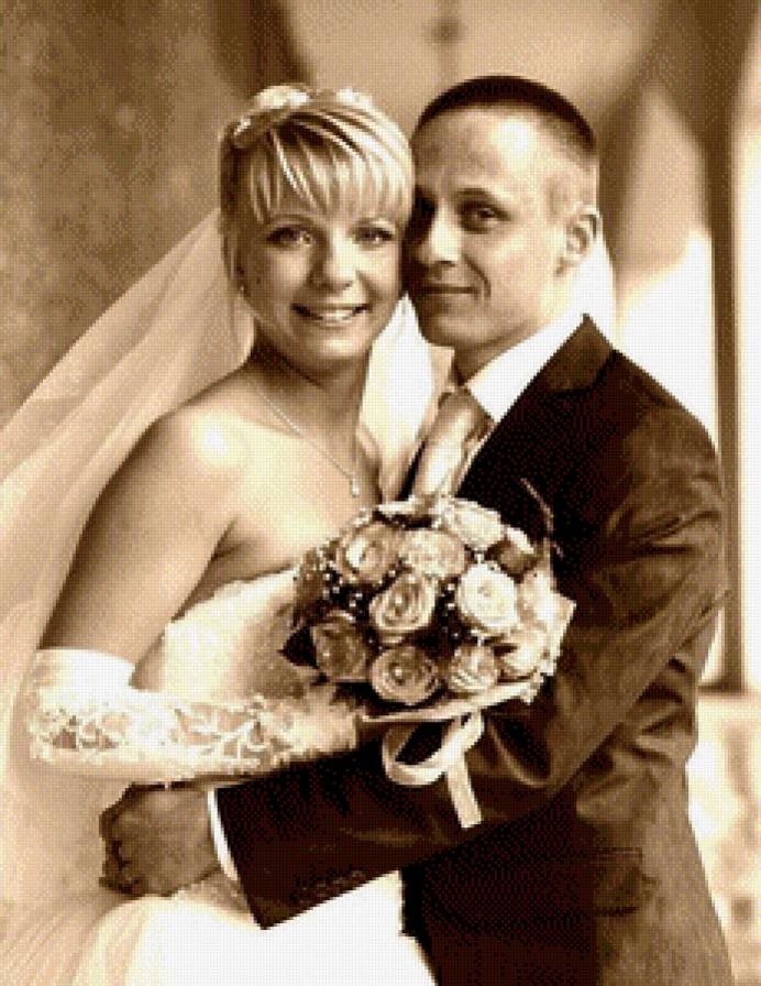 Парочка - свадьба - предпросмотр