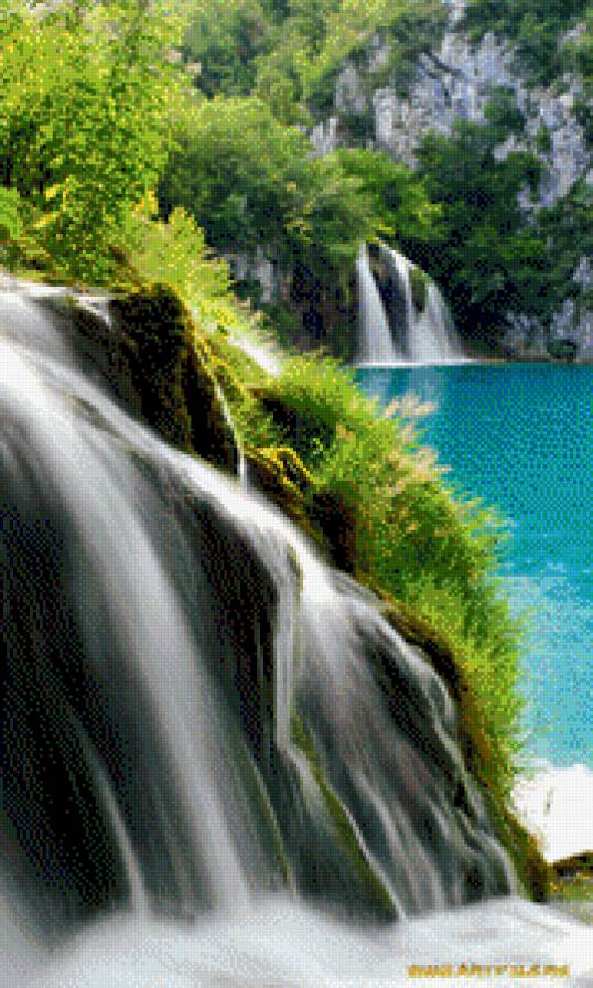 серия:водопады - картины, пейзаж, картина - предпросмотр