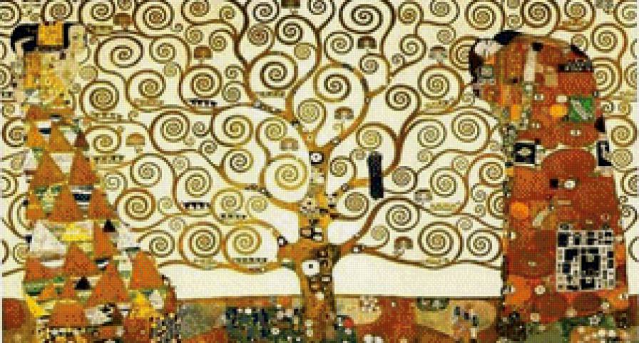 Древо жизни 2 - климт, живопись - предпросмотр
