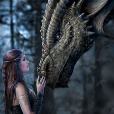 Схема вышивки «Верный друг»