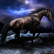 Схема вышивки «лошадка»