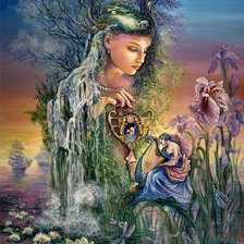 Схема вышивки «Повелительница  природы»