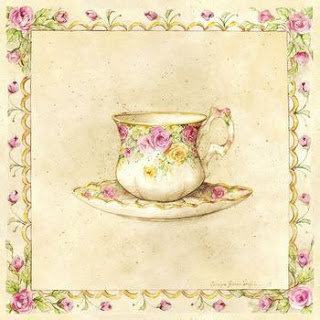 чашка 2 - чашка, орнамент, посуда, для кухни, цветы - оригинал