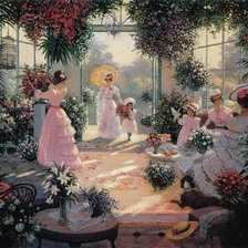 Схема вышивки «изящный век»