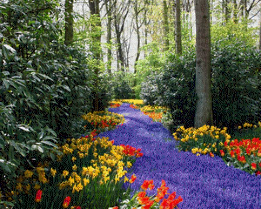 красота - пейзаж, лето, картина - предпросмотр