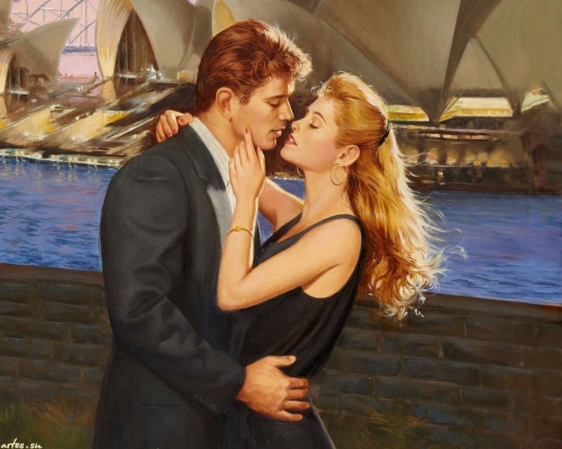 Любовь - девушка, парень, пара, любовь - оригинал