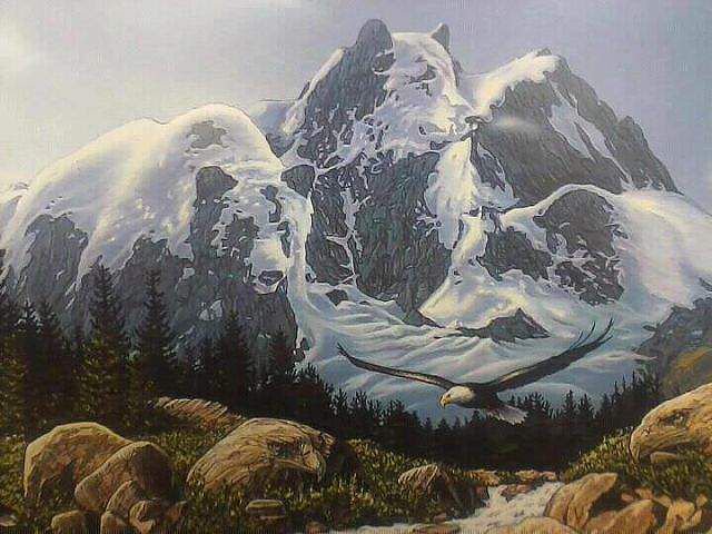 Гора три медведя - медведь, гора - оригинал