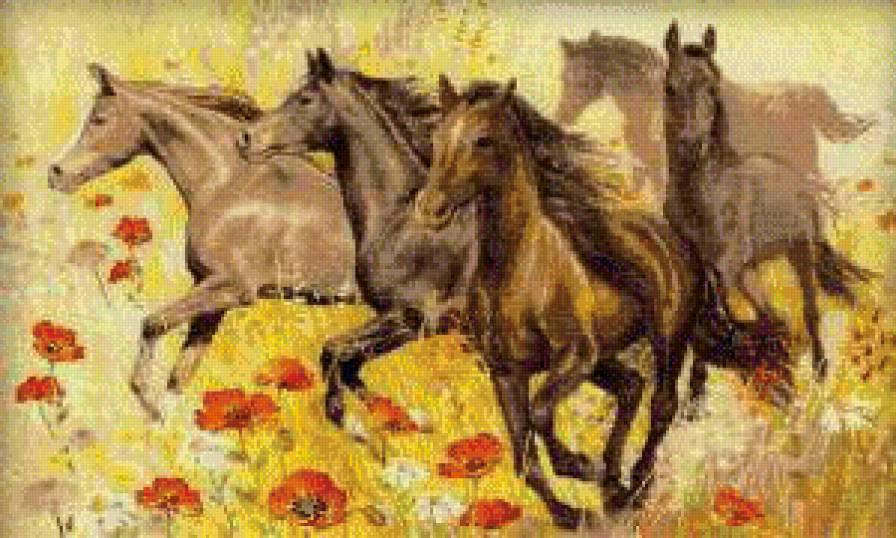 Табун лошадей - предпросмотр