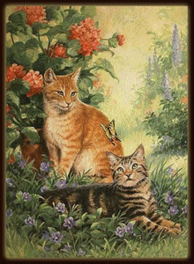 в саду - предпросмотр