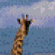 Предпросмотр схемы вышивки «Одинокий жираф» (№487628)