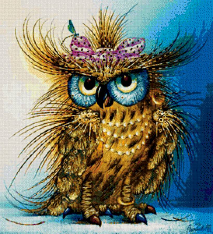 Совушка. - птицы, сова - предпросмотр