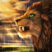 Схема вышивки «Победный рык»