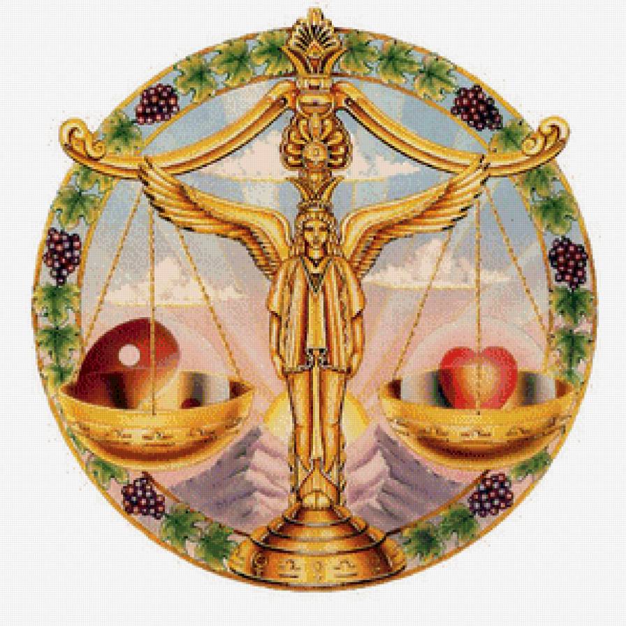 Знак зодиака-весы - зодиак, весы - предпросмотр