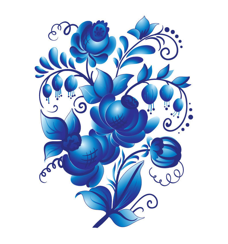 гжель 2 - оригинал