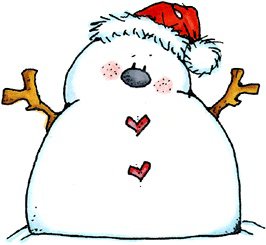 детский рисунок - снеговик, год, новый - оригинал