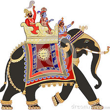 Оригинал схемы вышивки «слон» (№488369)