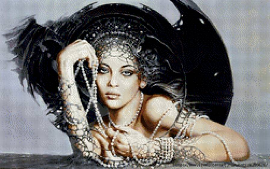 Фантазия художника*4 - девушки, живопись, портрет - предпросмотр