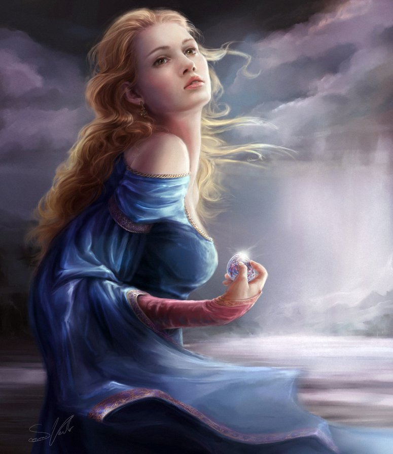 Девушка - фэнтези, девушка, красавица - оригинал